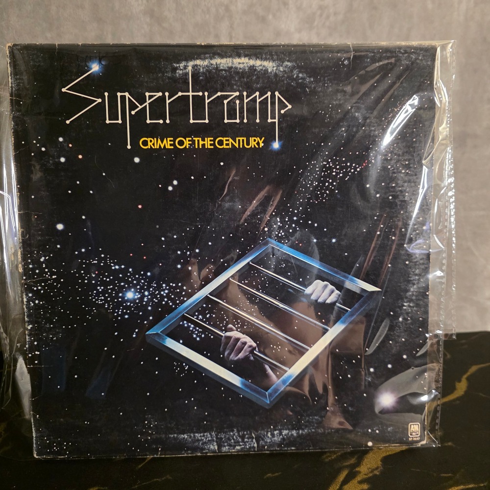 Supertramp Crime of the Century Vinyl LP 1974 A&M SP-3647 Gatefold Rock Record